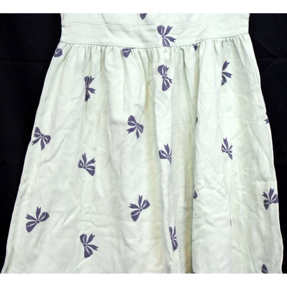 2008 Gymboree Classroom Kitty Light Green Dress sz 10 Grey Bow Print BTS Fall - Picture 3 of 6